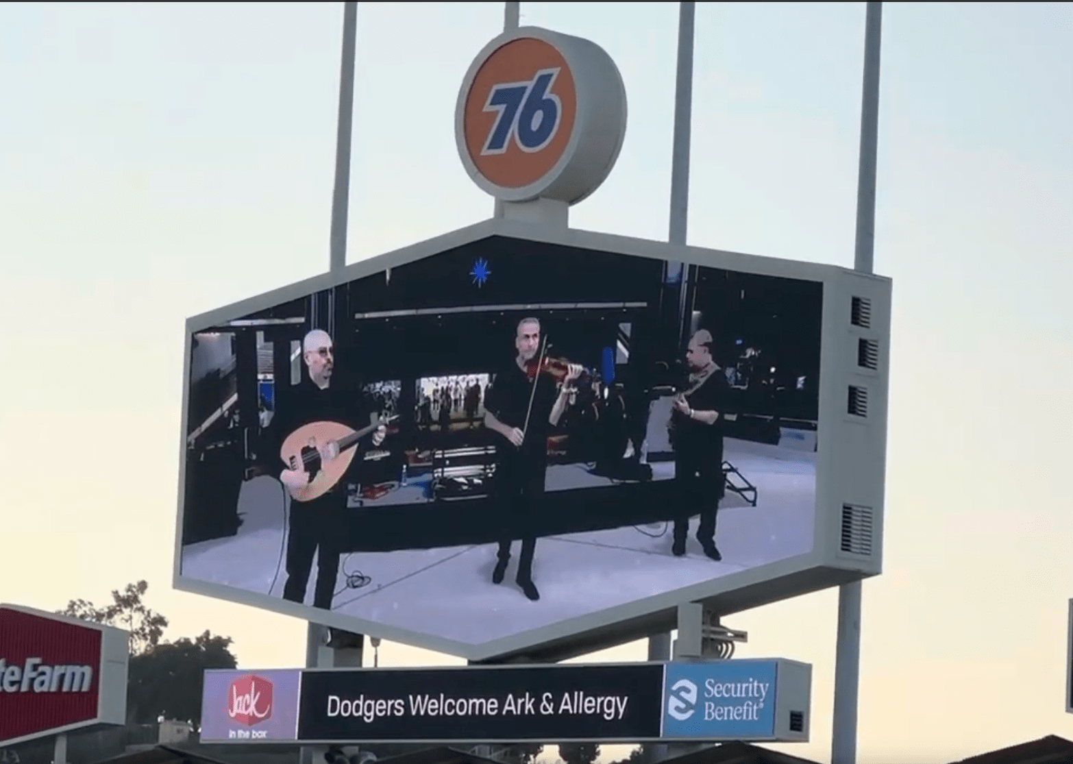 String Harmonies Performing at Dodger Stadium for Armenian Heritage Night